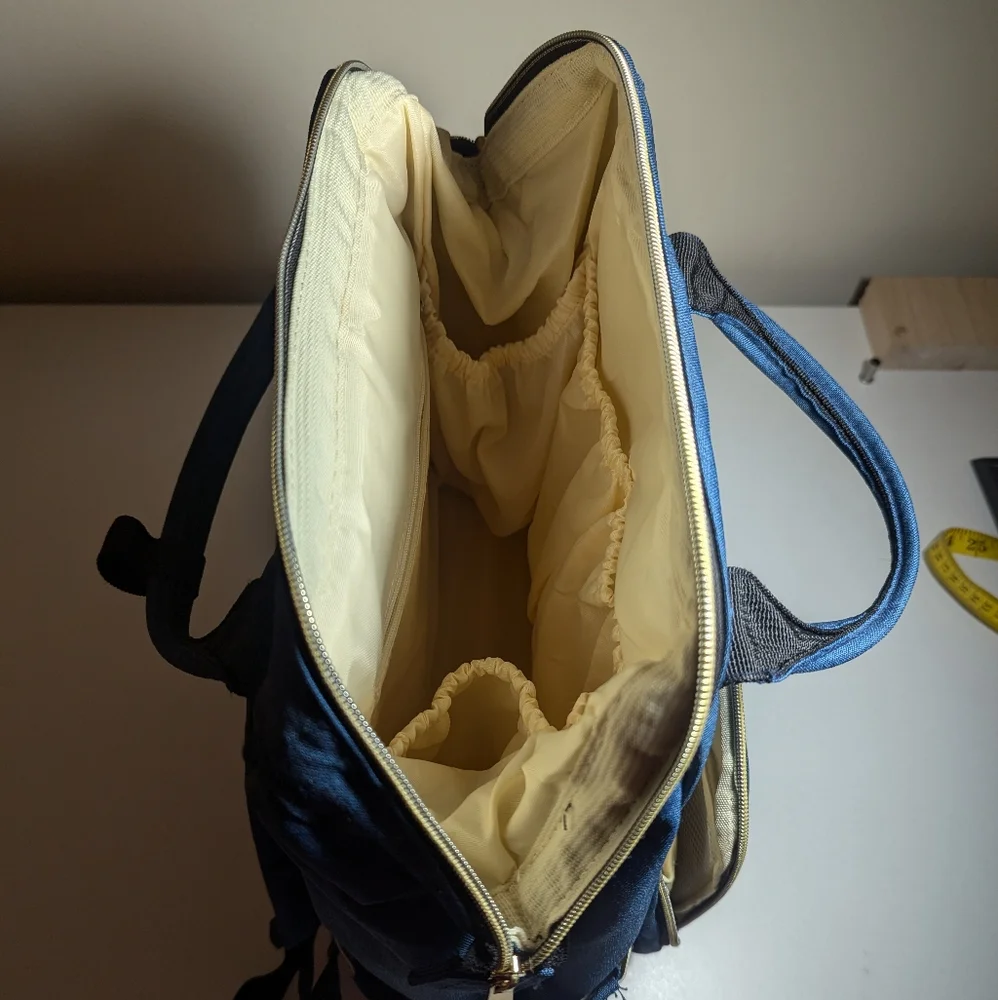 AFBP Blue Diaper Bag Backpack